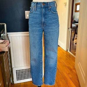 Madewell Classic Straight Jeans in Nearwood Wash size 25 M3520